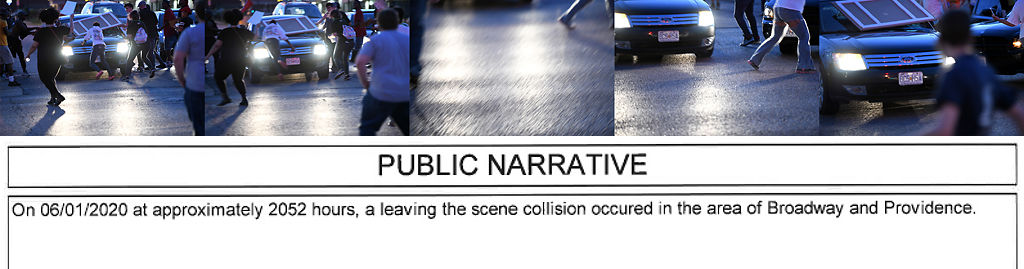 Behonsay Williams is struck by a car, the CPD incident report
